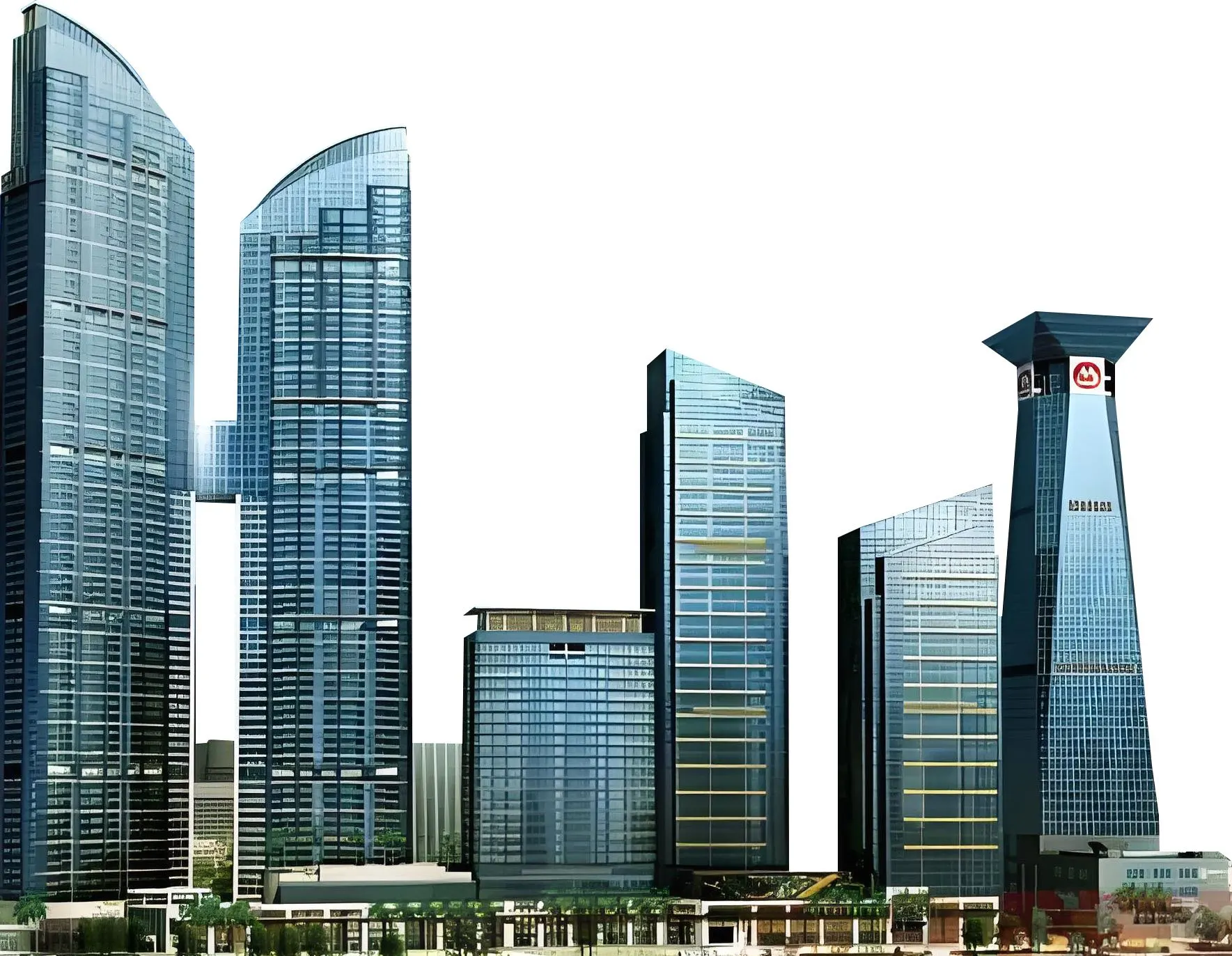 مركز إيست باسيفيك الدولي، البرجان A وB – HAO Contracting